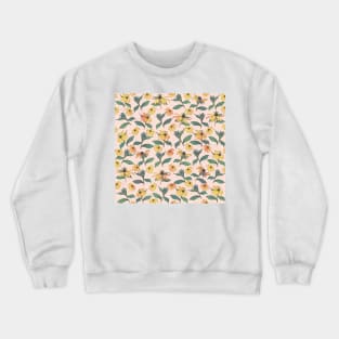 Golden Black-Eyed Daisy Flowers Crewneck Sweatshirt